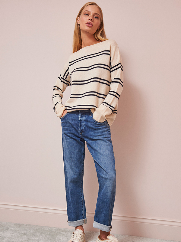 Designer boyfriend jeans